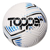 Bola De Futebol Campo Hawk Pro Branco + Azul E Preto Topper Cor Branco/azul/preto