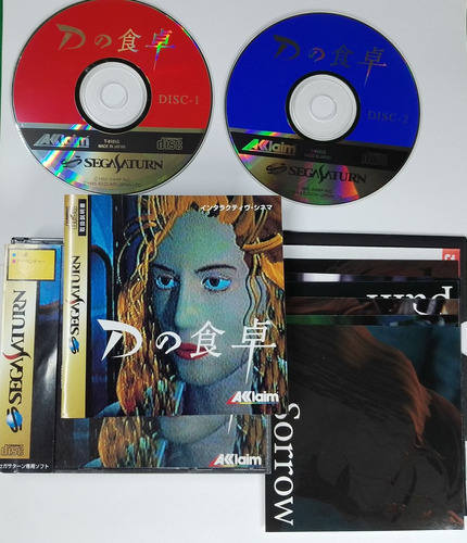 D No Shokutaku Sega Saturn Japonés Completo C/ Spinecard