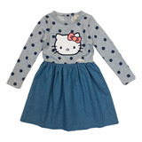 Vestido Niña Algodón Estampado Hello Kitty S128223-25