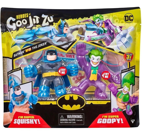 Heroes Of Goo Jit Zu Dc Pack Doble Batman Vs Joker Original