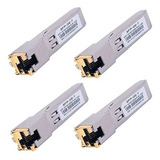 4pcs 1000base-t Gigabit Sfp A Rj45 Para Cisco, Meraki,