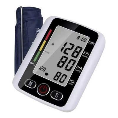 Tensiómetro Digital de Brazo Modelo Toma Precisión Blanco LCD Portátil | Envío gratis