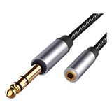 .. Cable Auxiliar Compacto Plug Play De 6,5 Mm Macho A 3,5