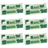 6x Pasta De Dente Natural Boni Sem Flúor Menta Melaleuca 90g