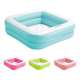 Piscina Inflável Quadrada Infantil Base Inflável 57l Intex