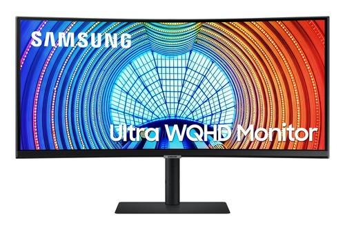 Monitor Samsung 34'' Curvo Wqhd Ultrawide 1000r 100hz 5ms Color Negro