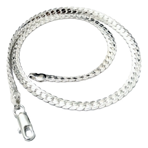 Collar Gargantilla 40cm De Plata S925, Trenza Ct 