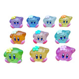 Set 6 Figuras Luminosas Kirby  2x2cm