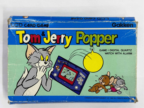 Tom Y Jerry Popper Lcd Gakken Game And Watch 1983