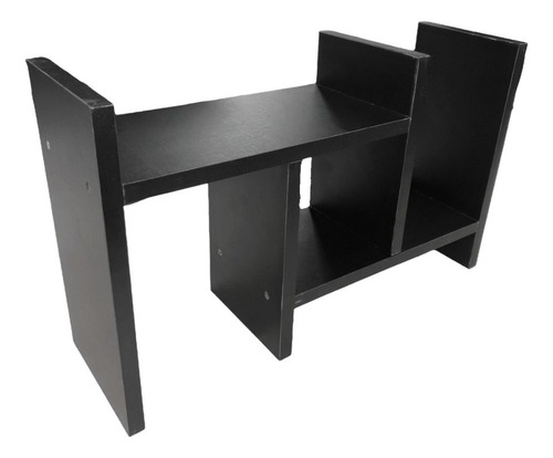 Nicho Organizador Mesa Decorativo Escritório Porta Treco Cor Ônix