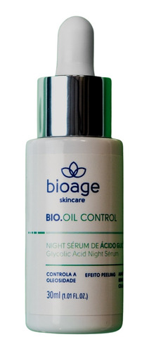 Sérum Noturno Bio Oil Control De Ácido Glicólico 30ml Bioage