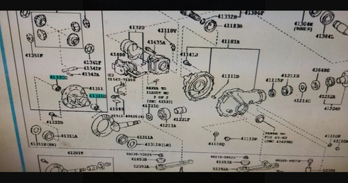 Rodamiento Aguja Diferencial Delantero Toyota Hilux Kavak  Foto 2