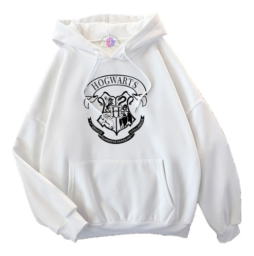 Saco Buso Buzo Hoodies Capota Diseño Hogwarts Adulto