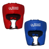 Kit Casco Azul + Casco Rojo Pomulos Cabezal Kick Muay Thai