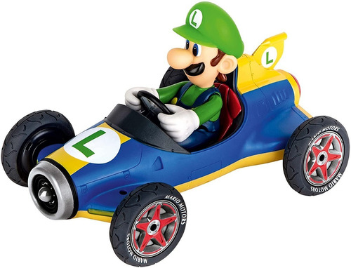 Carrera Go Mario Kart Mach 8 R/c Luigi 370181067 Color Azul