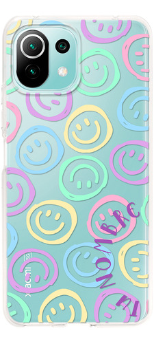 Funda Para Xiaomi Para Mujer Happy Faces Con Nombre