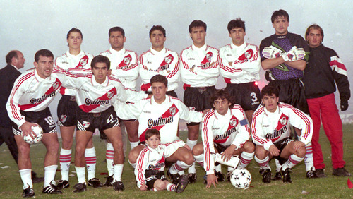 Camiseta De River 96 Mangas Largas Campeón Libertadores T3