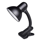 Velador Pinza Flexible Apto Led Color Escritorio Mesa De Luz