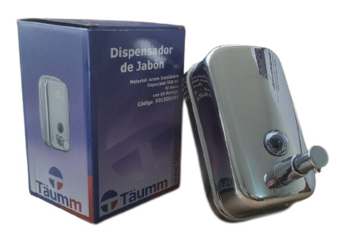 Dispensador Jabón Acero Inoxidable 500 Cc