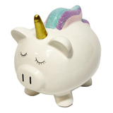 Alcancia De Monedas Con Tapon De Goma Pig Unicorn Para Niña