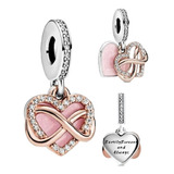 Charm Corazón Infinito Pandora Original Dije Ale