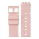 Correa Malla Reloj Swatch Big Bold C-pink Asb03p100 Sb03p100