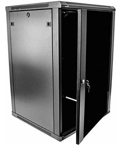 Navepoint 18u Deluxe It Gabinete Para Montaje En Pared Rack 