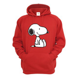 Buzo Rojo Snoopy - Canguro - Hoodie - Unisex - C/ Capucha