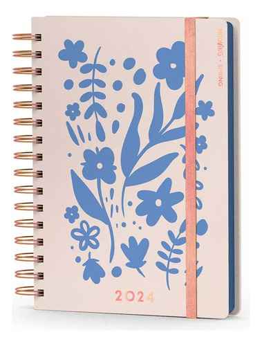 Agenda Mooving 2024 Espiral 384 Hojas 15x21 Spring 1405128