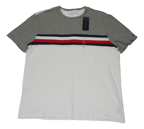 Playera Tommy Hilfiger Caballero Talla Grande Color Gris