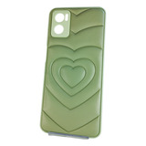 Funda Puffer Corazón Para Moto E22i