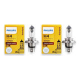 2 Piezas Focos Philips H4 9003 Original Spark Versa Aveo