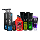 Kit Barbeiro Completo Fox For Men 12 Produtos Kit Barba Fox