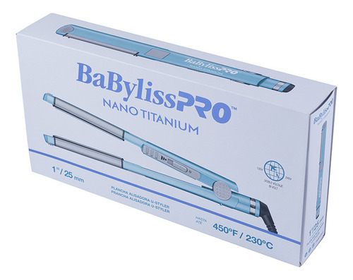 Plancha Babylisspro Stylist Nano Titanium Bivoltaje 4081