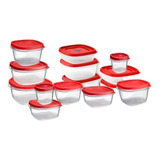 Set De Contenedores Rubbermaid 28 Pz Guarda Facil