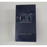 Perfume Acqua Di Gio G. Armani Profondo Edp X125 Ml Original