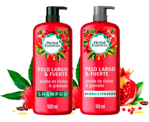 Shampoo Y Acondicionador Herbal Essences® Ac. Ricino Granada
