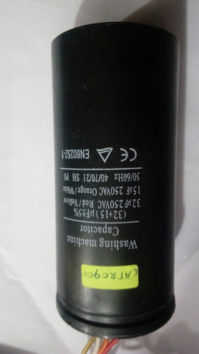 Capacitor Lavadora Doble 32+15 Uf 250 V Sirve Daewoo