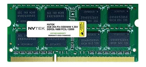 Nvtek Memoria Ram Para Portátil Ddr3-1600 Pc3-12800 Sodimm D