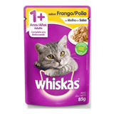 Sachet Whiskas Pollo 12 Unid. Snack Para Gatos.