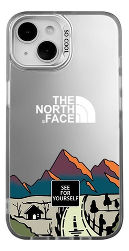 Funda De Teléfono Anticaída North Face Para iPhone 15/14/13/