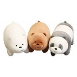 Osos Escandalosos De 30 Cm, Color Marrón, Polar Y Panda 3pcs