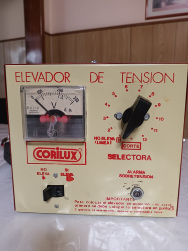 Elevador Manual De Tensión, 2kw, Marca Corilux.