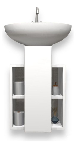 Aparador Lavabo Antena P/ Banheiro Moderno
