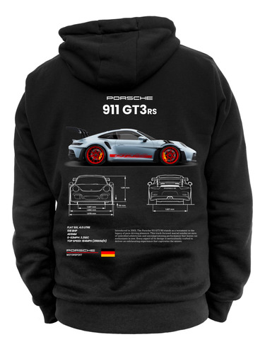 Sudadera Con Cierre Y Gorro Porsche 911 Gt3 Rs 2