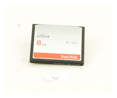 Memoria Compact Flash 8 Gb Sandisk 1