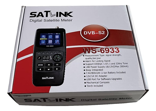 Localizador De Satélite Satlink Ws-6933 Atualizado 2023