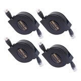 4 Pcs Cable Red Ethernet Complimentos Fácil Instalación