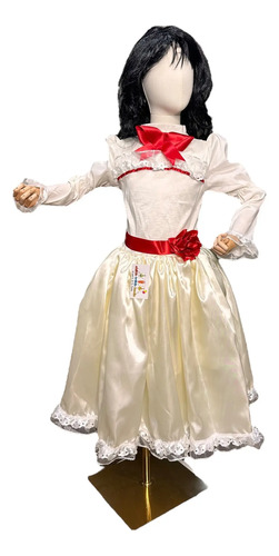 Annabelle Disfraz Bebé Niña Anabel Halloween Fiesta Muertos