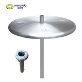 Mesa Inox Com Regulagem P/ Piscina Bar Molhado + Chumbador 